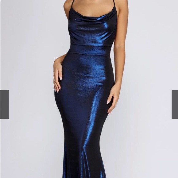 Blue maxi dress - Picture 4 of 5